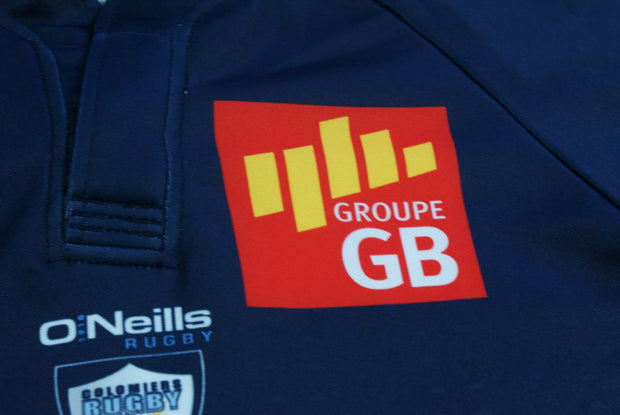 Maillot rugby rétro Colomiers Rugby O'Neills dédidacé