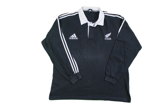 Polo rugby rétro All Blacks Adidas