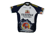 Maillot cyclisme vintage Sibille Festina Peugeot