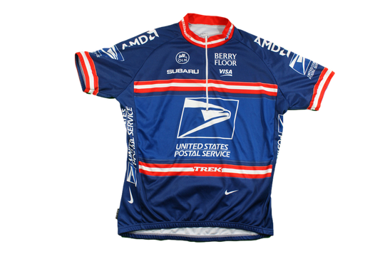 Maillot vélo rétro United States Postal Service Nike Subaru