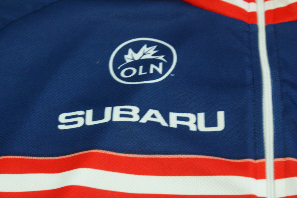 Maillot vélo rétro United States Postal Service Nike Subaru
