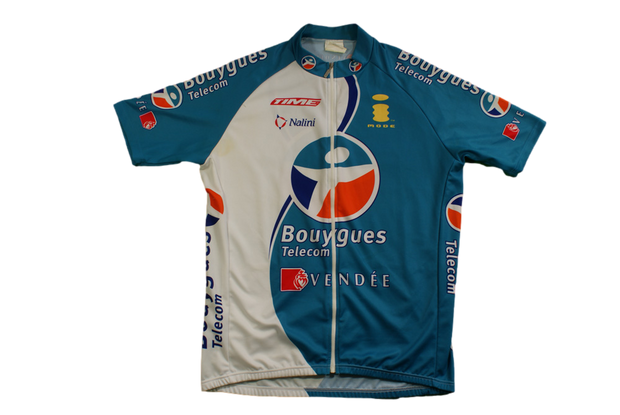 Maillot vélo rétro Bouygues Telecom Mode Time Nalini