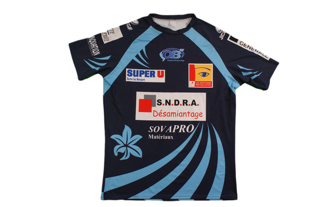 Maillot rugby vintage Olympique de Besançon Rugby N°16