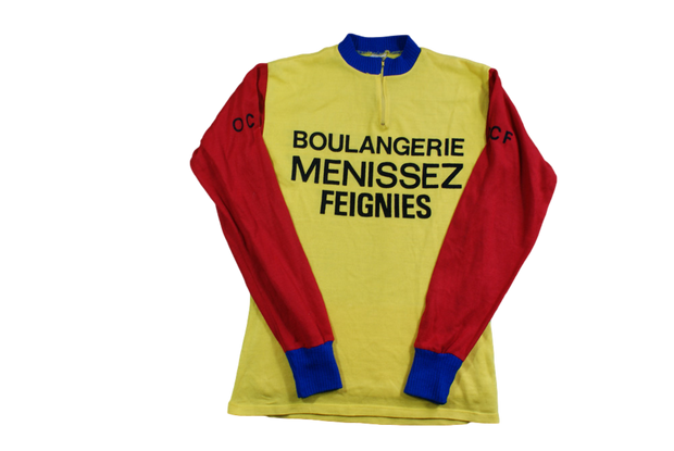 Maillot cyclisme vintage Boulangerie Menissez Feignies