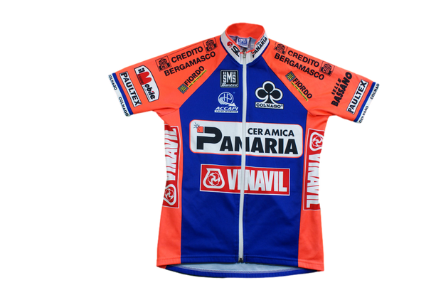 Maillot vélo rétro Santini Ceramica Panaria Colnago