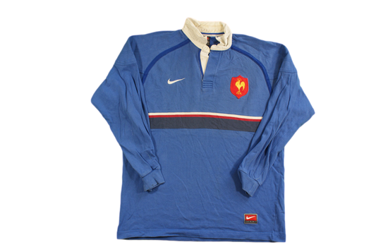 Polo rugby rétro Equipe de France Nike