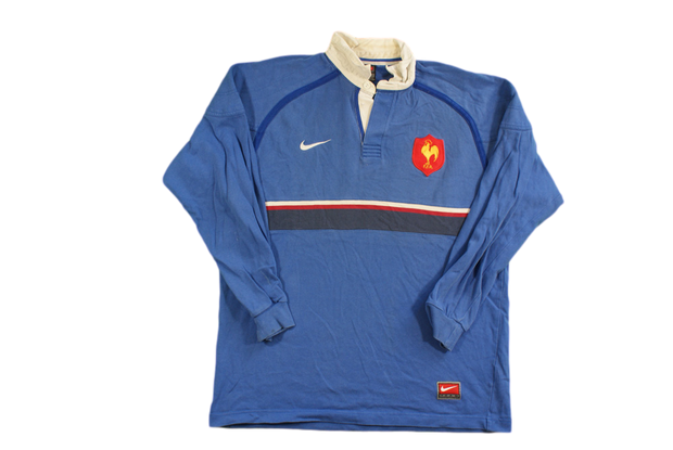 Polo rugby rétro Equipe de France Nike