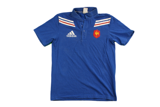 Polo rugby rétro XV de France Adidas