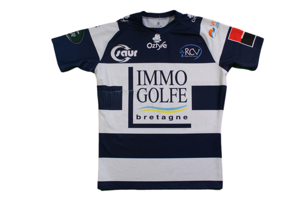 Maillot rugby vintage RC Vannes Oztyle