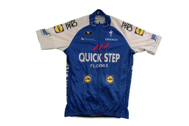 Maillot vélo rétro Vermarc Quick Step Latexco