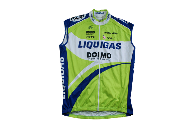 Maillot sans manches vélo rétro Liquidas Nalini UCI Cannondale