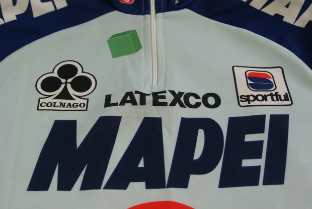 Maillot vélo vintage Colnago Mapei Sportful Latexco