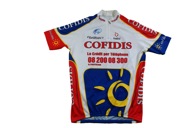 Maillot cyclisme vintage Cofidis Nalini UCI