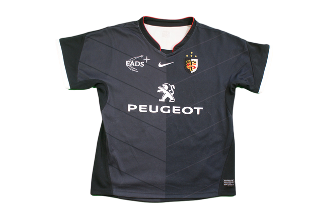 Maillot rugby rétro RC Toulon Nike Peugeot