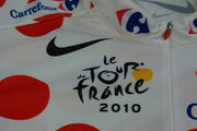 Maillot à pois vélo rétro Nike Tour de France Carrefour