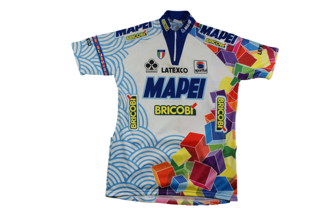 Maillot cyclisme vintage Mapei Colnago Sportful Latexco 1997