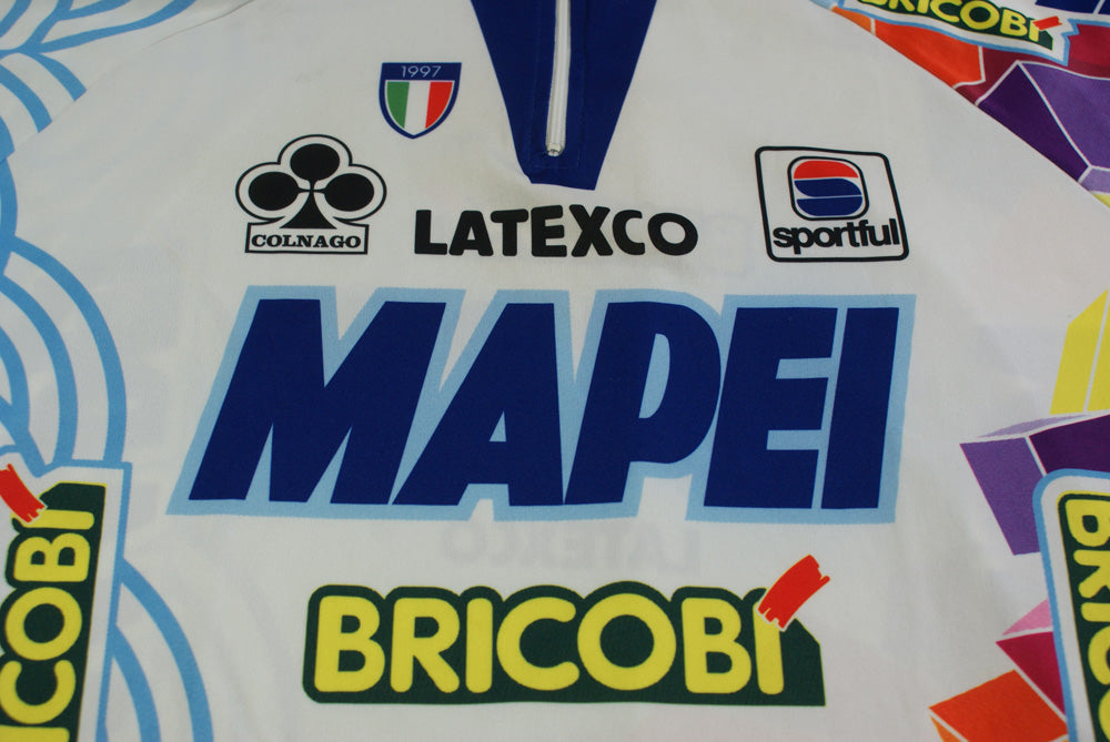 Maillot Cyclisme Vintage Sportful Colnago - Mapei GB - Taille XL - Années 2000