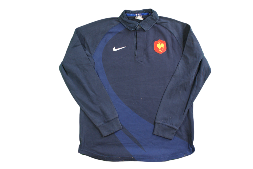 Polo rugby rétro équipe de France XV de France Nike