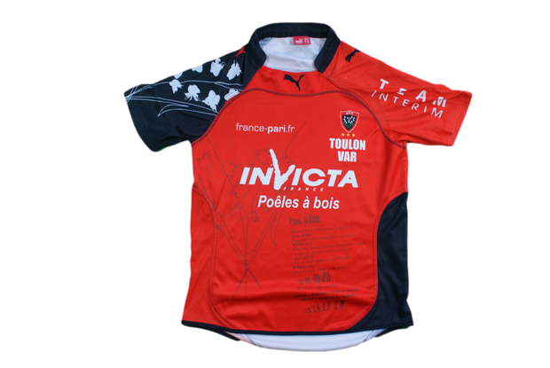 Maillot rugby rétro RC Toulon Puma Invicta
