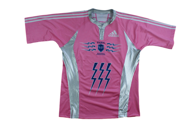 Maillot rugby vintage Stade Français Adidas