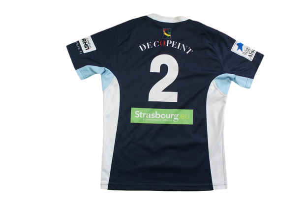 Maillot rugby rétro RC Strasbourg N°2 Errea