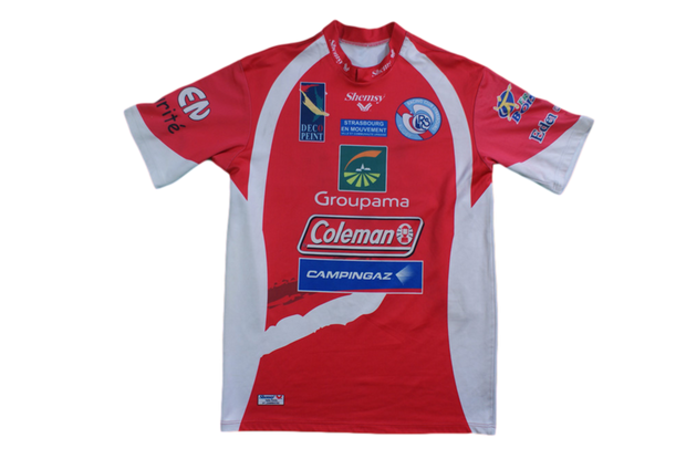 Maillot rugby rétro RC Strasbourg Alsace N°3 Shemsy