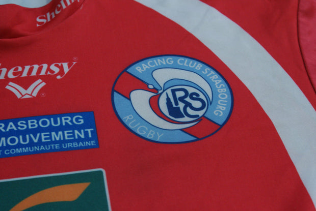 Maillot rugby rétro RC Strasbourg Alsace N°3 Shemsy