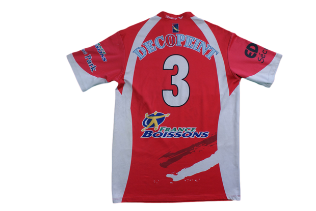 Maillot rugby rétro RC Strasbourg Alsace N°3 Shemsy