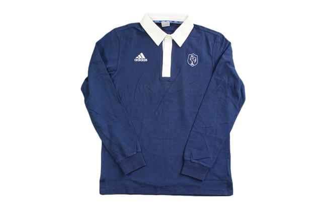 Polo rugby rétro Equipe de France XV de France Adidas