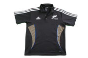 Polo rugby rétro All Blacks Nouvelle-Zélande Adidas