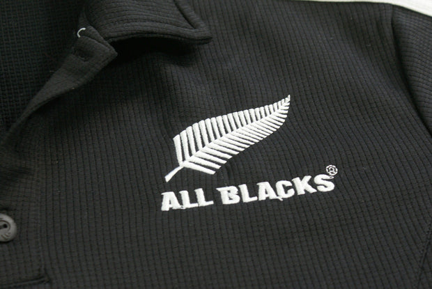 Polo rugby rétro All Blacks Nouvelle-Zélande Adidas