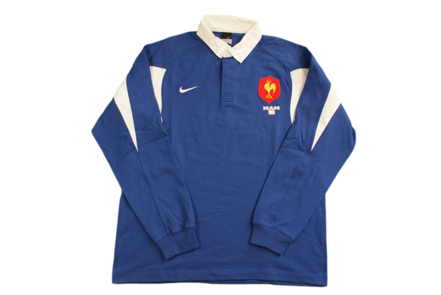 Polo rugby rétro Equipe de France XV de France Nike