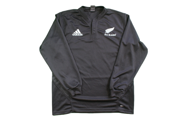 Maillot rugby rétro All Blacks Nouvelle-Zélande N°66 Billot Adidas