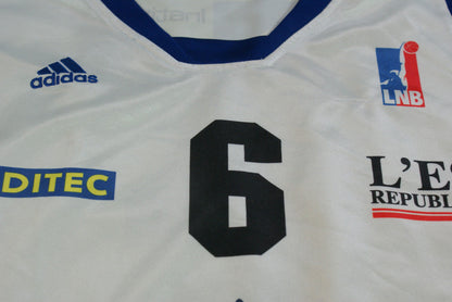 Maillot basket rétro Adidas Besançon N°6 LNB