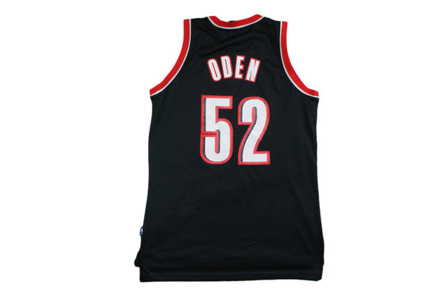 Maillot basket rétro Trail Blazers Portland N°52 Oden NBA