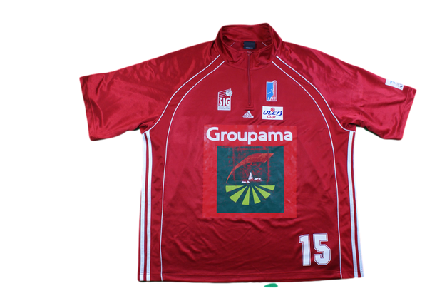 Maillot basket rétro Strasbourg Groupama Adidas LNB