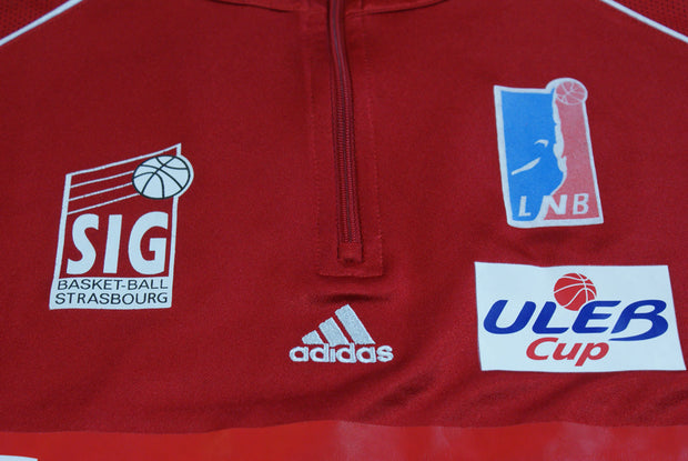 Maillot basket rétro Strasbourg Groupama Adidas LNB