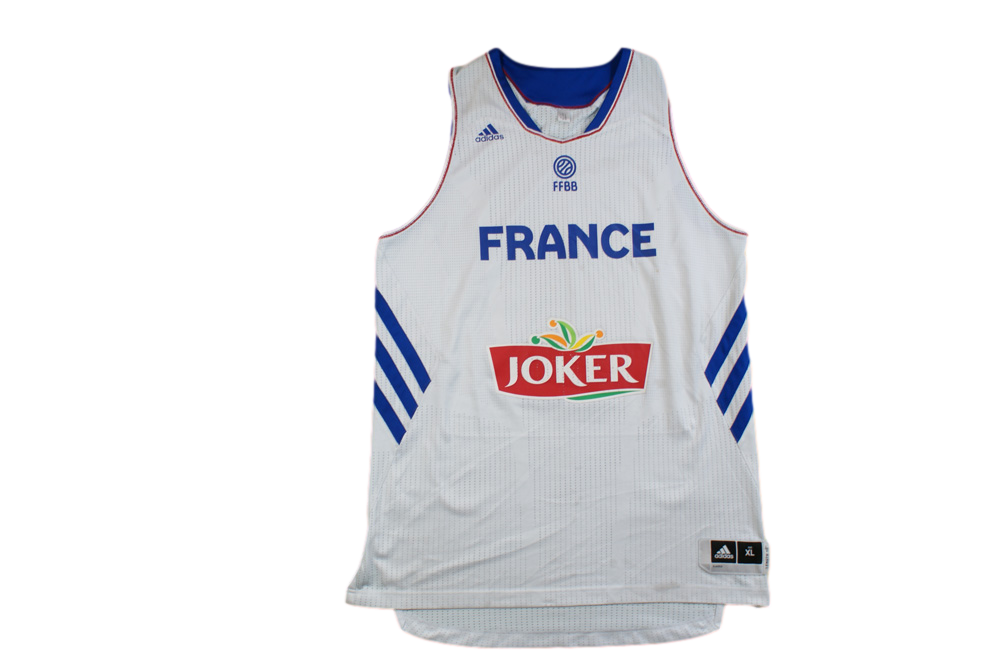 Maillot basket vintage équipe de France Adidas
