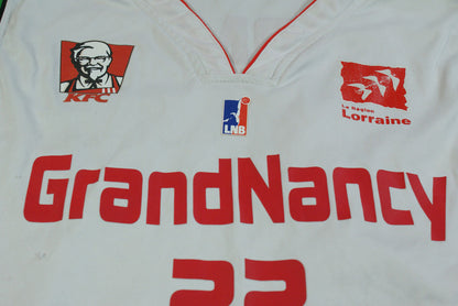 Maillot basket rétro Nancy N°22 Thomas LNB