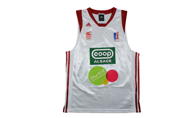 Maillot basket rétro Adidas Strasbourg LNB