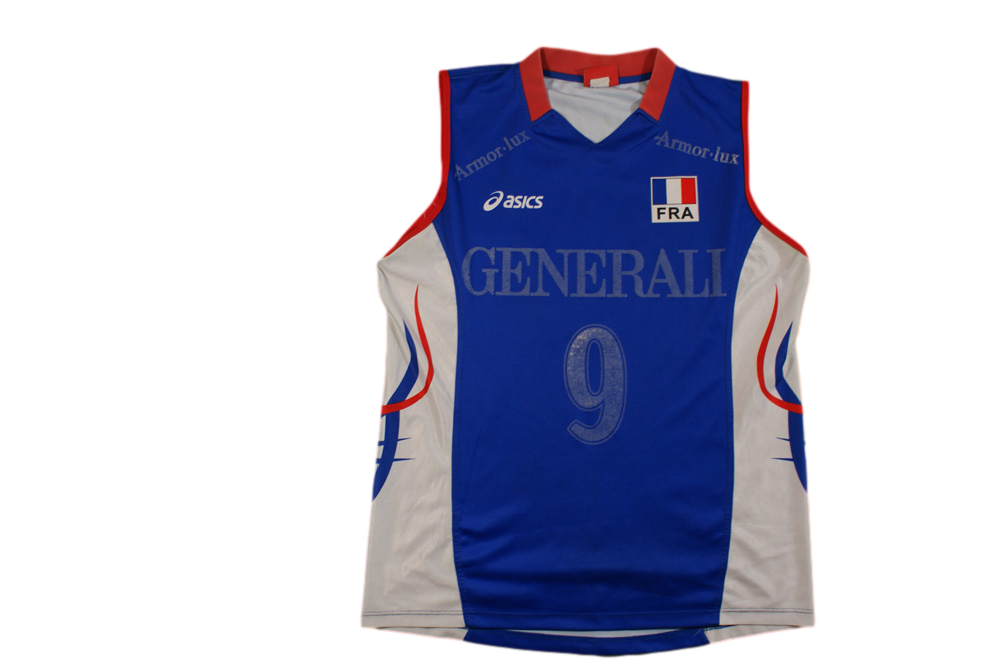Maillot basket rétro équipe de France N°9 Granvorka