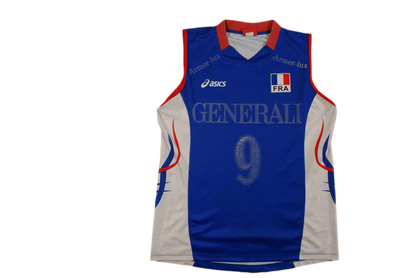 Maillot basket rétro équipe de France N°9 Granvorka
