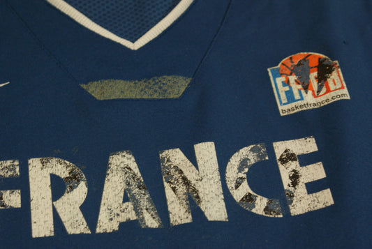 Maillot basket vintage équipe de France Nike
