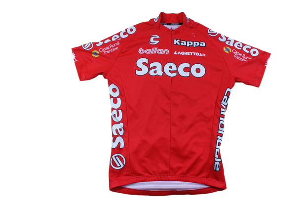 Maillot vélo rétro Kappa Cannondale Saeco Ballan