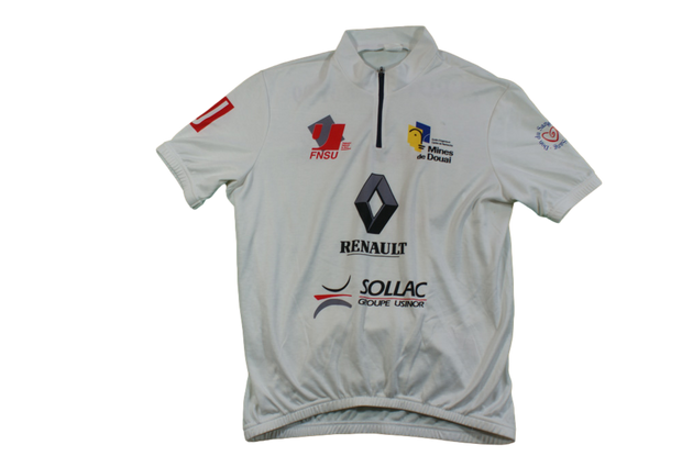 Maillot cyclisme vintage Sollac Douai Renault