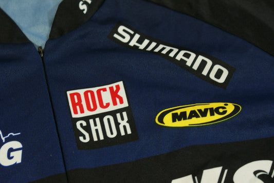 Maillot vélo vintage Jeantex Mavic Rock Shox