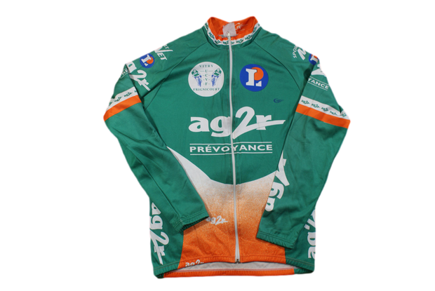 Veste cyclisme vintage Vitry E.Leclerc AG2R