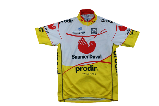 Maillot cyclisme vintage Santini Saunier Duval Scott UCI