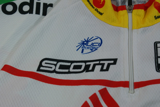 Maillot cyclisme vintage Santini Saunier Duval Scott UCI