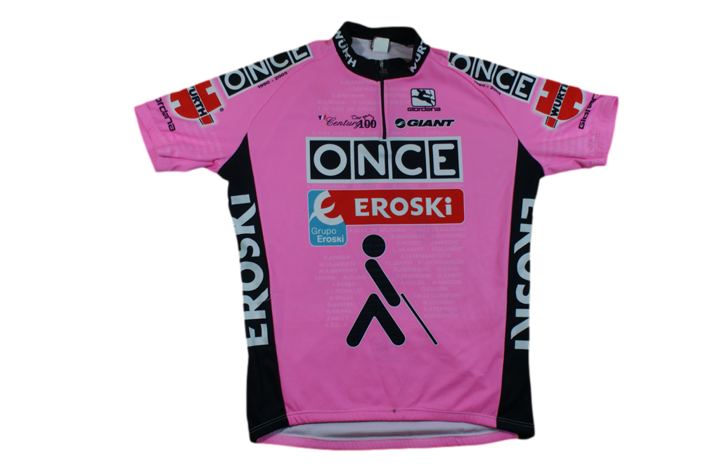 Maillot vélo vintage Giordana Once Wurth